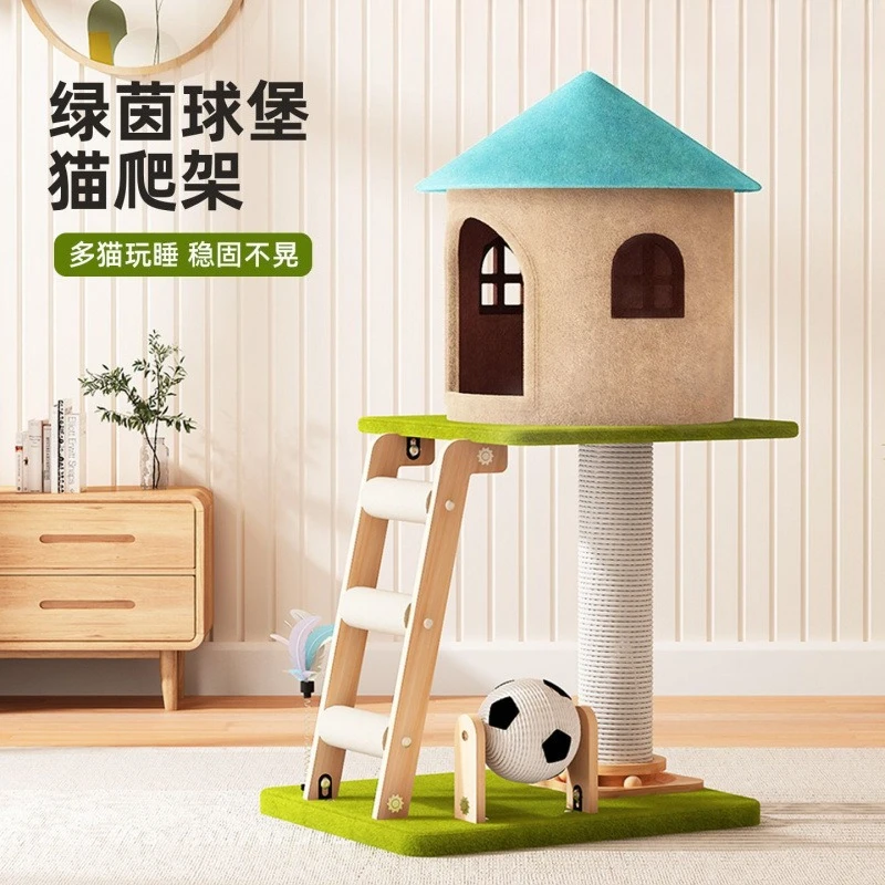 Factory Direct 2026 Cat climbing frame household small apartment does not occupy an area Cat climbing frame scratching board int