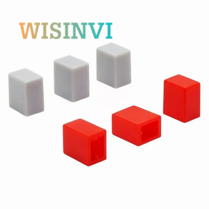 20PCS 7X5X8.5mm Square Plastic Button Cap Power Switch Cap for 6*6 Series Switch Square Hole 3.2x3.2MM