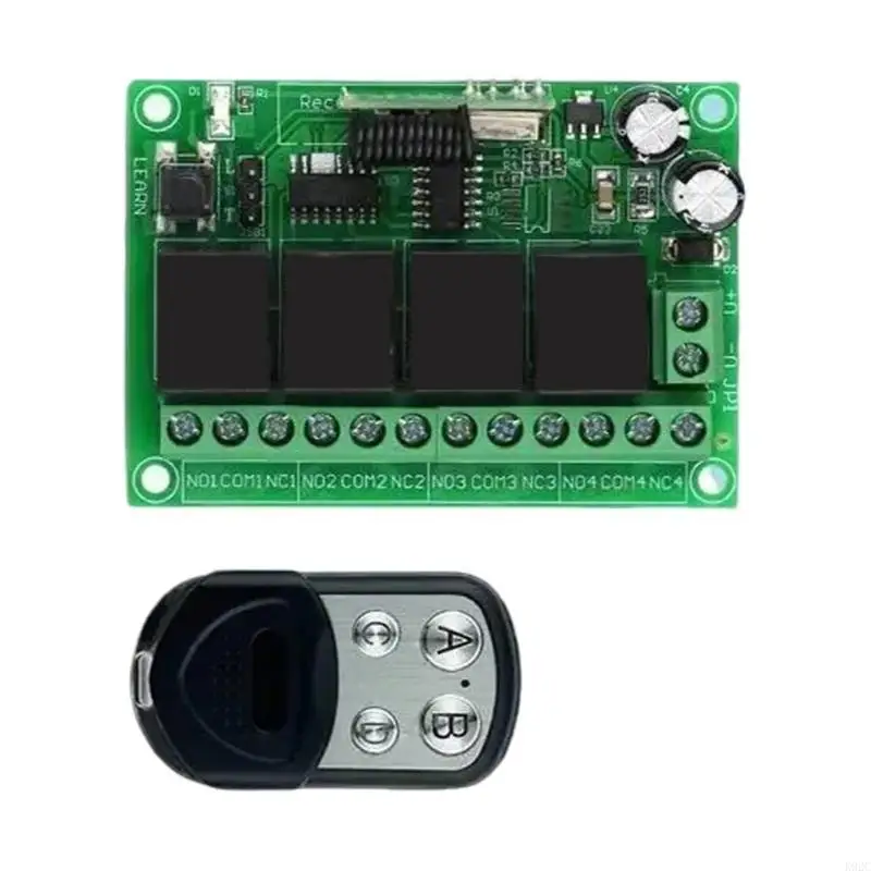 4-Way Long Distanced Wireless Remote Control Switches for Light Electric Curtain K92C