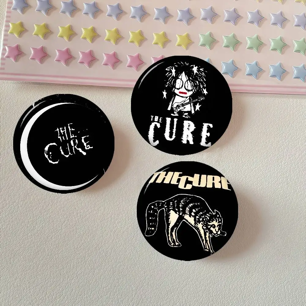Band THE logo C-CURE   Anime Brooches Cute Cartoon Badge Jacket Jeans Lapel Pin Gift Accessorie