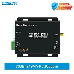 E90-DTU(900SL30) LoRa Relay RS232 RS485 868MHz 915MHz 1W Long Range Modbus Transceiver and Receiver RSSI Wireless RF Transceiver