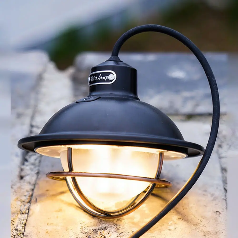 Dimmable Led Camping Light Portable Retro Tent Lantern Rechargeable Outdoor Lamp For For Tanmei Camping Supplies