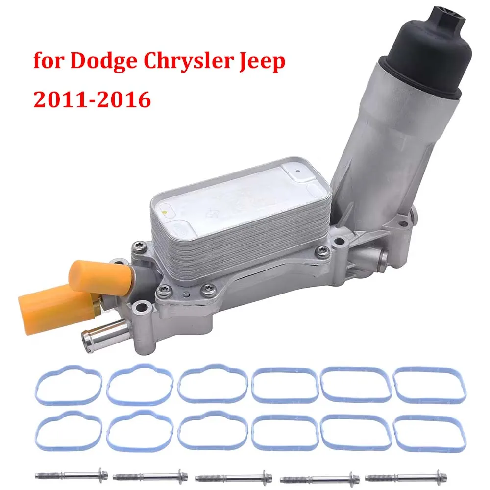 3,6 l Motorölkühler-Filtergehäusebaugruppe für Dodge Chrysler Jeep 2011–2016