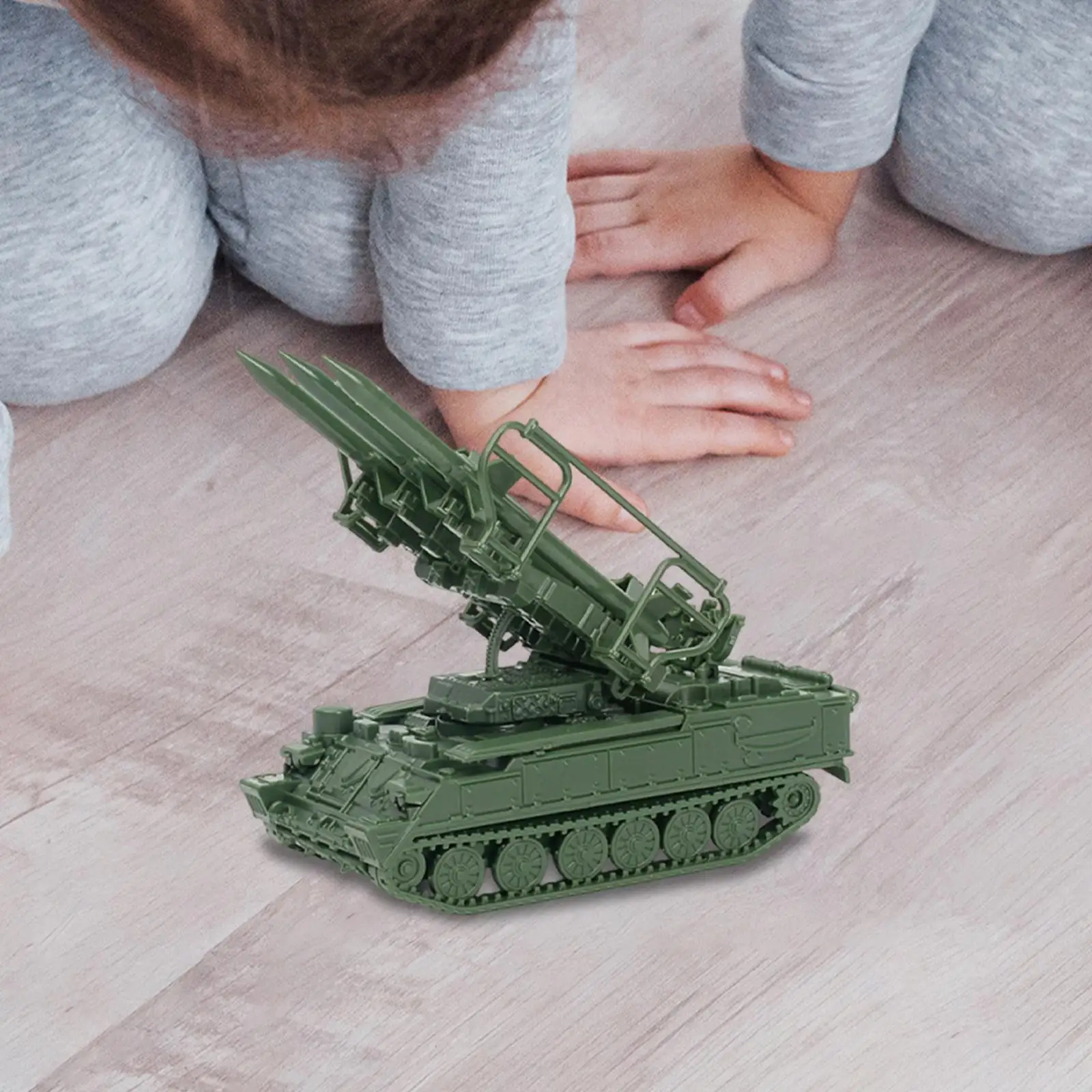 

Tank Model Building Kit 1:72 Hobby Crafts Ornament Collectibles Armored Vehicle Sand Table Decor Layout Props for Kids Boys