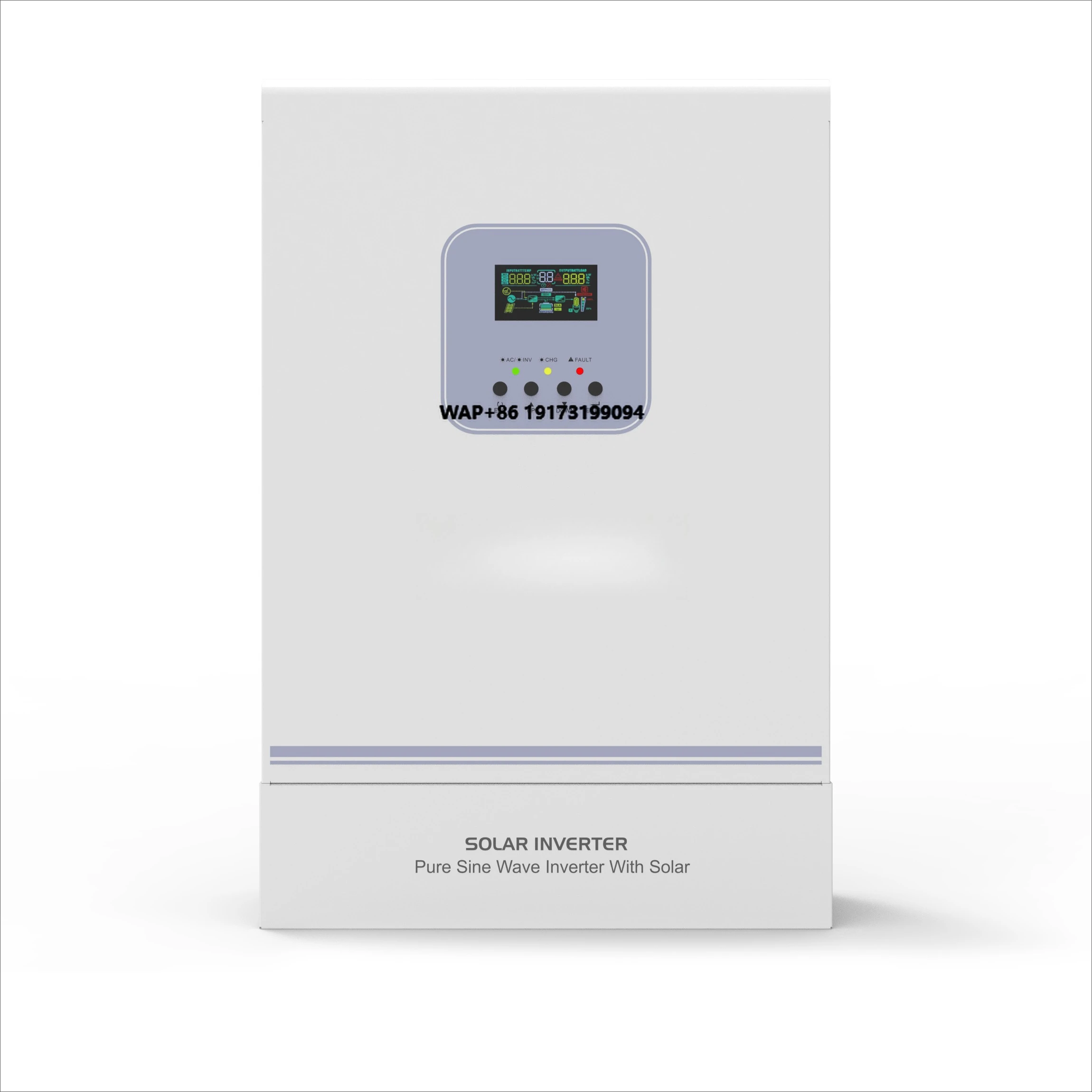 

6kw 6000w 48v all-in-one high voltage hybrid solar inverter single phase