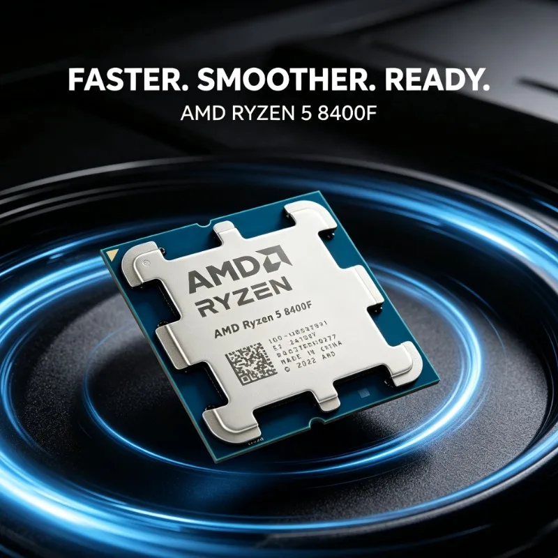 R5 8400F Desktop Gaming CPU New Ryzen 5 8400F 6C 12T Zen4 AM5 Socket Processor For Desktop PC Building & Replacement