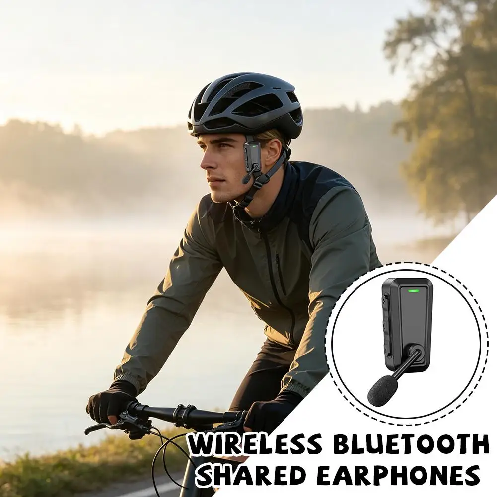 Noise Cancelling Motorcycle Helmet Bluetooth Intercom Waterproof Outdoor Skiing Snowboarding Climbing Riding Hands Free Headset