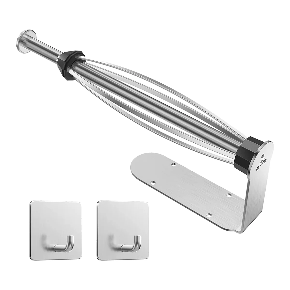 Toalha de papel para banheiro e cozinha, Robe Hooks, Under Cabinet