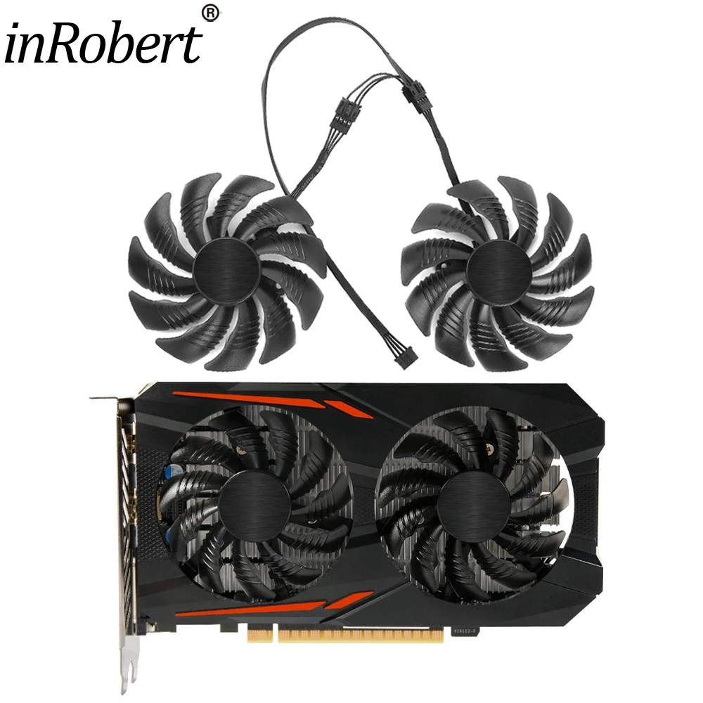 Do Gigabyte Geforce GTX 1050 1050TI 1060 1070 1070TI Radeon RX 570 580 470 480 G1 nowy 88MM wentylator chłodnicy T129215SU karty graficzne