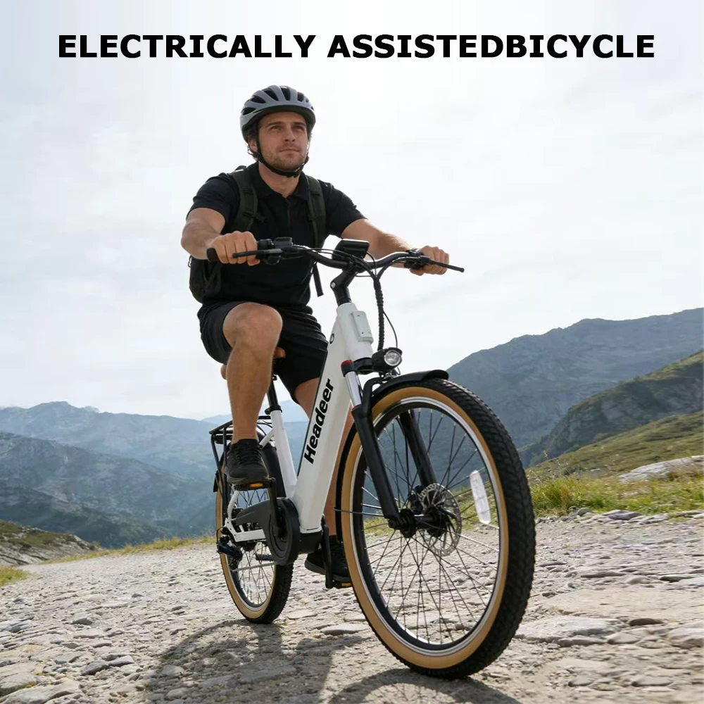 HEADEER BD26195 Elektrofahrrad 350W Bürstenloser Motor 48V11.5AH Lithium-Akku Erwachsenen-Elektrofahrrad 26 Zoll Reifen City-E-Bike – Detail 3