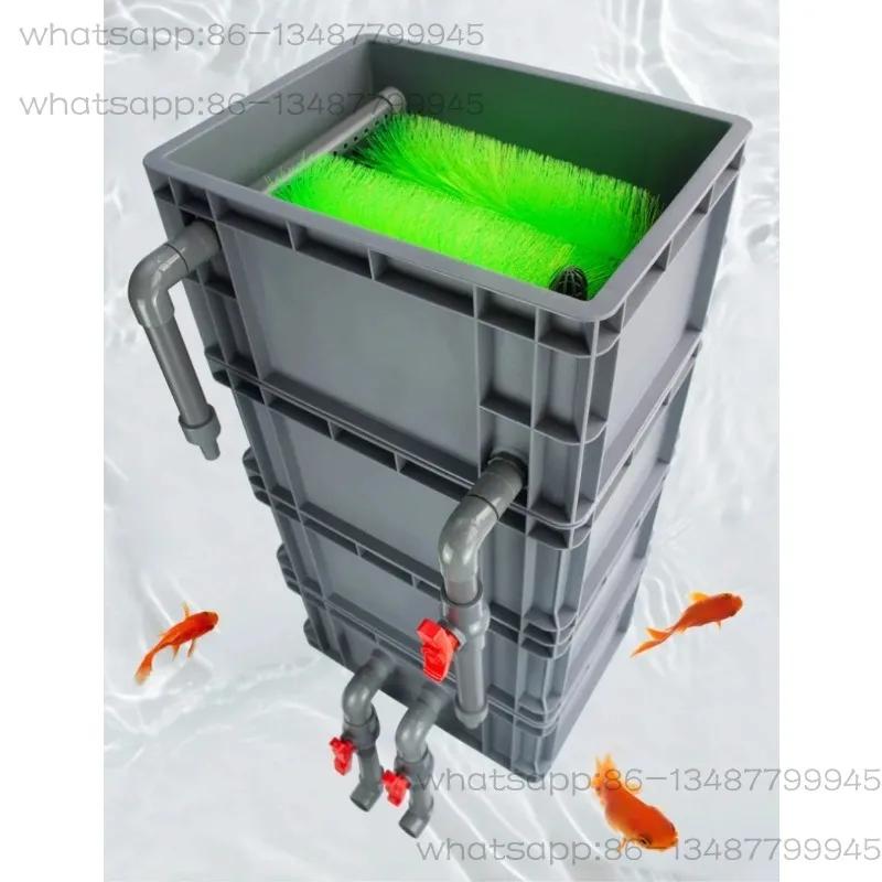 

Aquarium 4 Layers Fish Tank Filter Box System External Outside Aquarium Filters Boxes Feces Filtration Pet Accessories