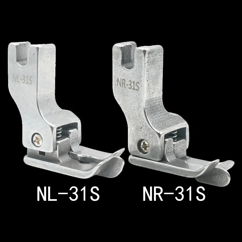 Invisible Industrial Lockstitch, Right and Left Stitch, Ditch Guide, Presser Foot for Pack Waist Collar, Hidden, NR-31S, NL-31S