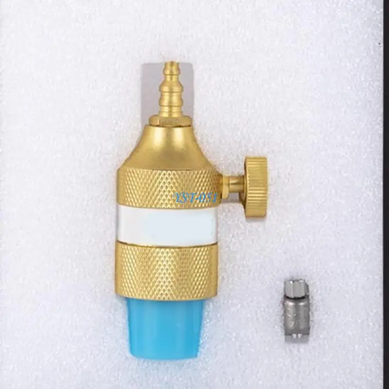 E15A High Pressure Gas Regulator Valving Brasses Pressure Reducer Valving For Oxy Acetylene Torch With 4-8mm Hose Connection
