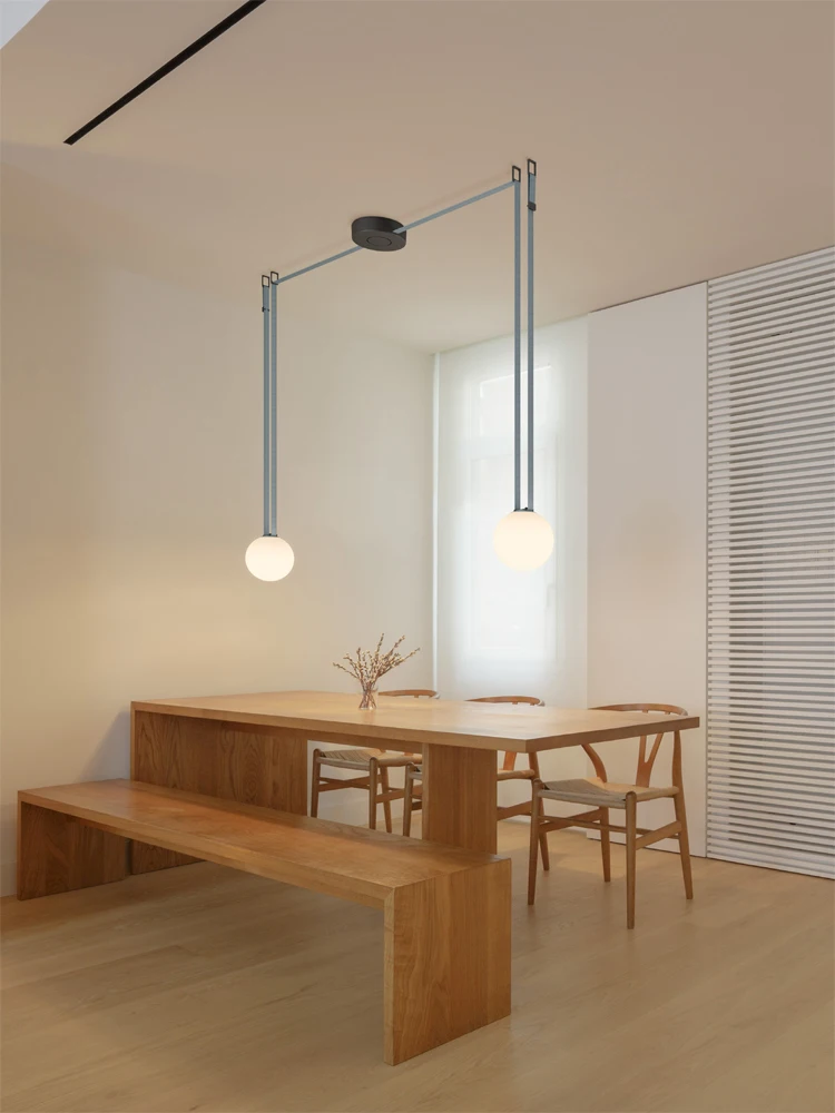 Imagem -02 - Bolha de Vidro Led Pendant Light Candelabro na Moda Lâmpadas Suspensas Cinto Têxtil Art Deco Faça Você Mesmo Corredor Corredor 2024