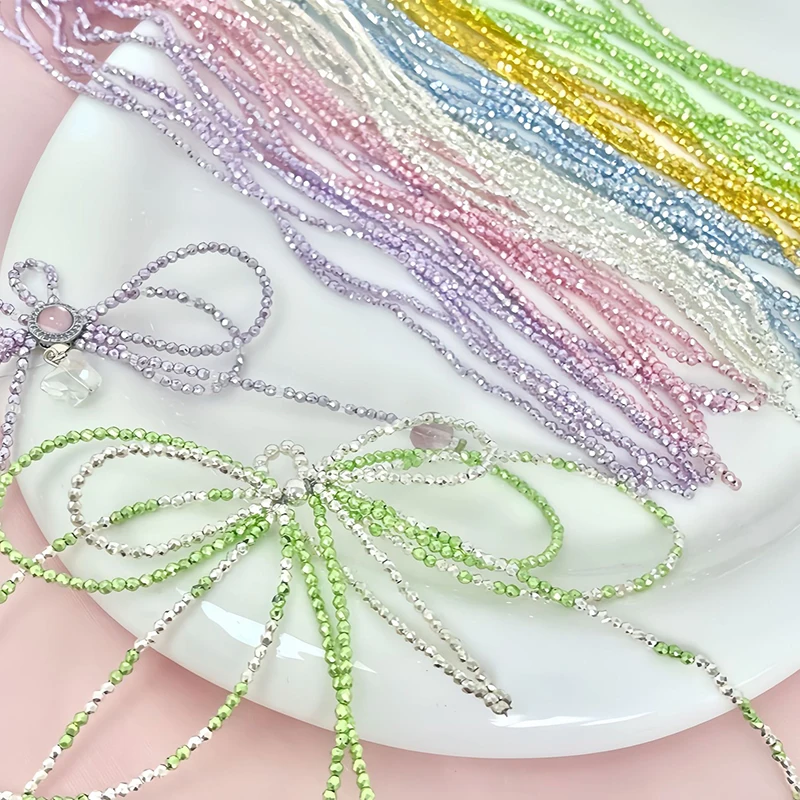 1PC Fashion Versatile Bead Chain Chain Hanging Rope Big Bow Girl Bag Pendant Universal Phone Chain