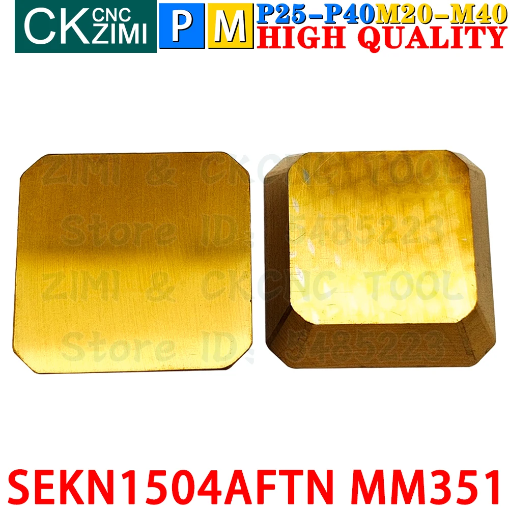 SEKN1504AFTN MM351 SEKN 1504 AFTN MM351 Carbide Insert Milling Inserts Tools CNC Metal Lathe Indexable Face Milling Insert Tools