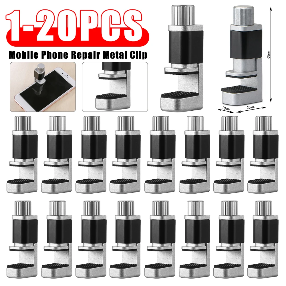 مشبك معدني قابل للتعديل لشاشة الهاتف ، أدوات إصلاح الهاتف المحمول الشاملة ، شاشة LCD ، تثبيت الشاشة ، أداة تثبيت المشبك ، 1-20 #1