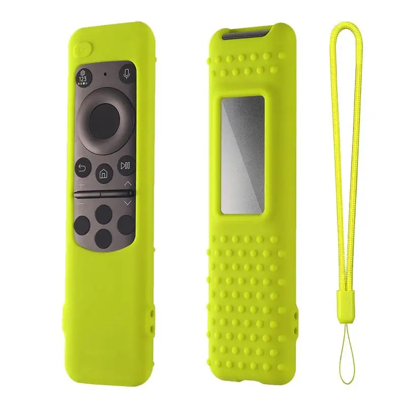 Silicone Case for Samsung Remote Controller BN59-01432A/01432B/01432D Dustproof Soft Protector with Lanyard Accessories