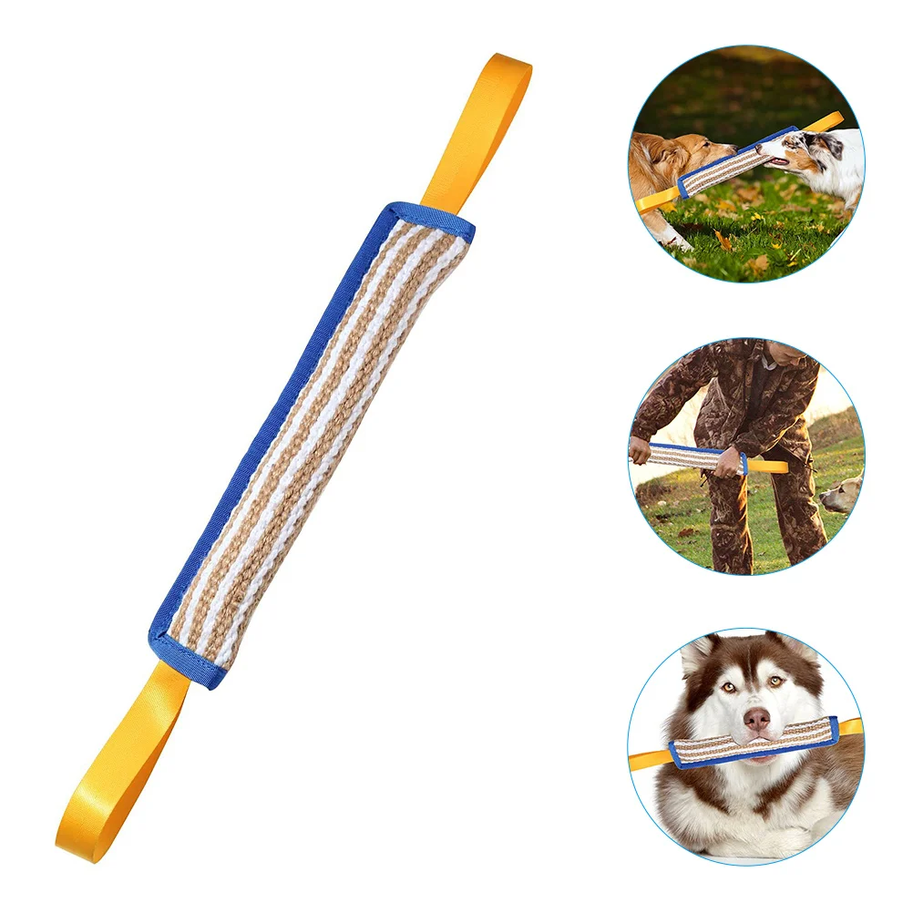 

Dog Tug Training Equipment Chew Stick Bite Molar Teeth Cleaning Durable Pet For Home Outdoor Activity