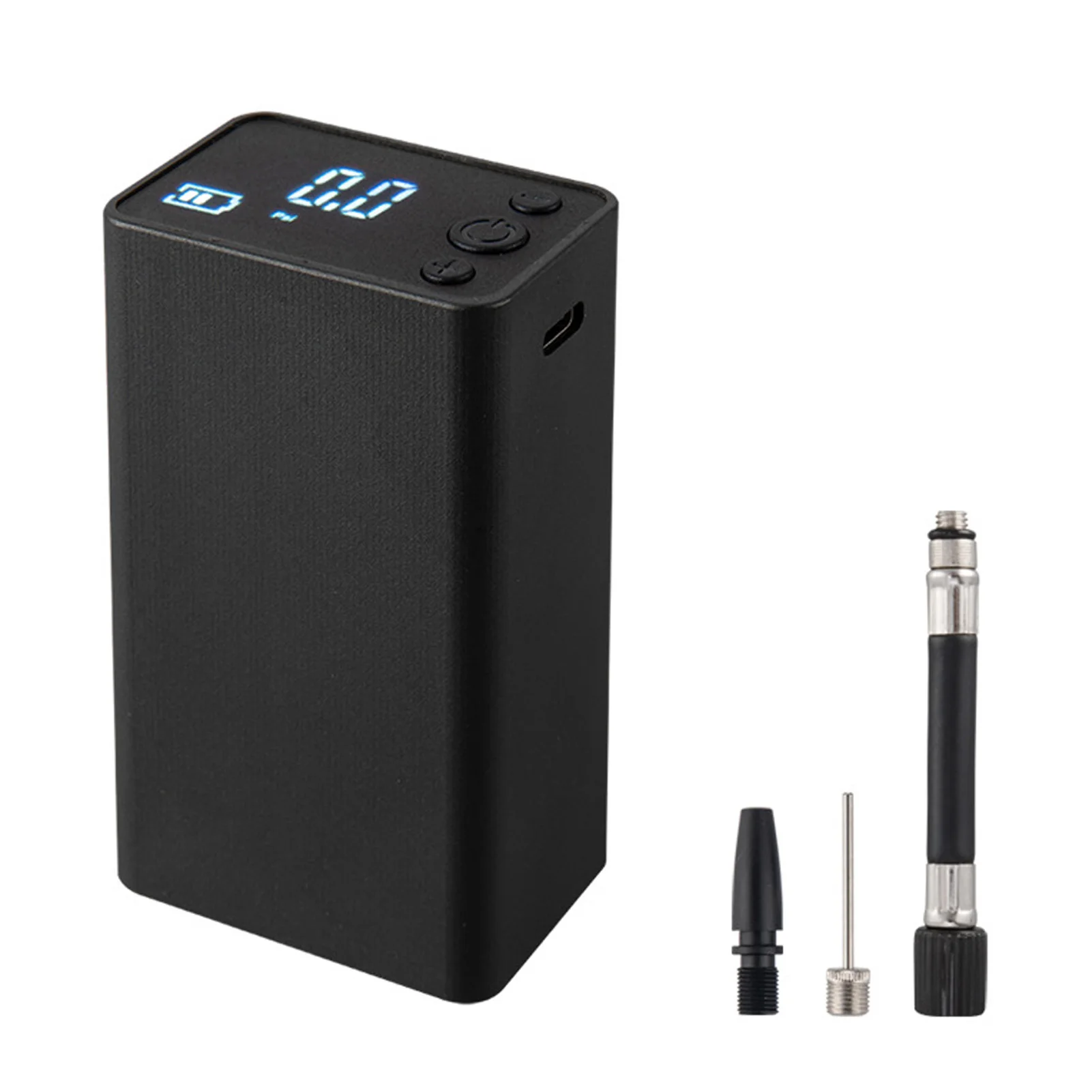 Electric Ball Pump Portable Air Pump with Digital LCD Display LED Lights Easy Using for Basketball Soccer Ball Volleyball