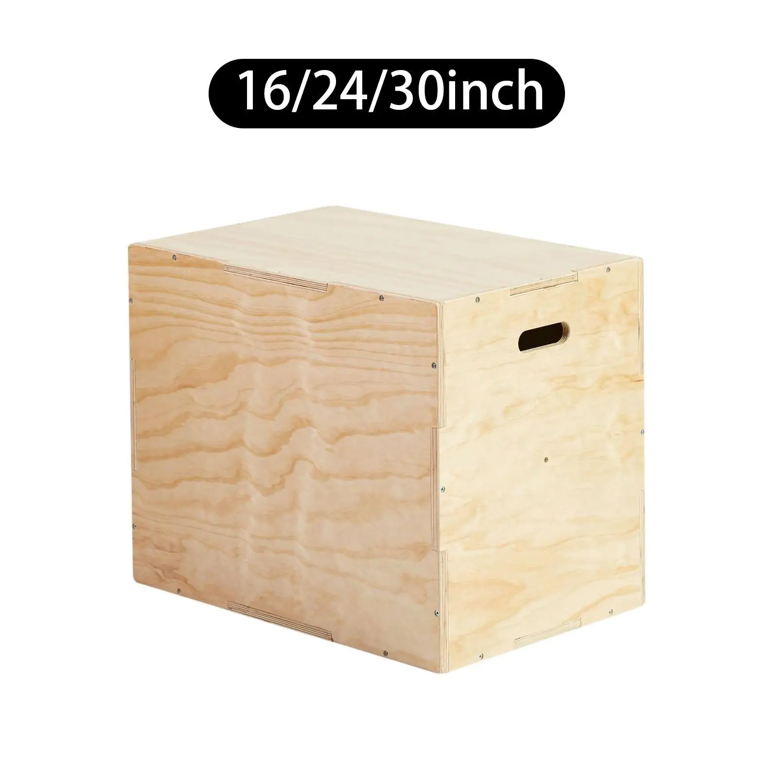 

Wood Plyo Box Multifunctional 3 in 1 Jump Training for Dips Workout Fitness