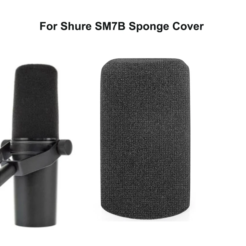 Filtre anti-pop pour microphone Shure SM7B K688 K658, housse en mousse éponge, pare-brise, remplacement professionnel, réduction du bruit