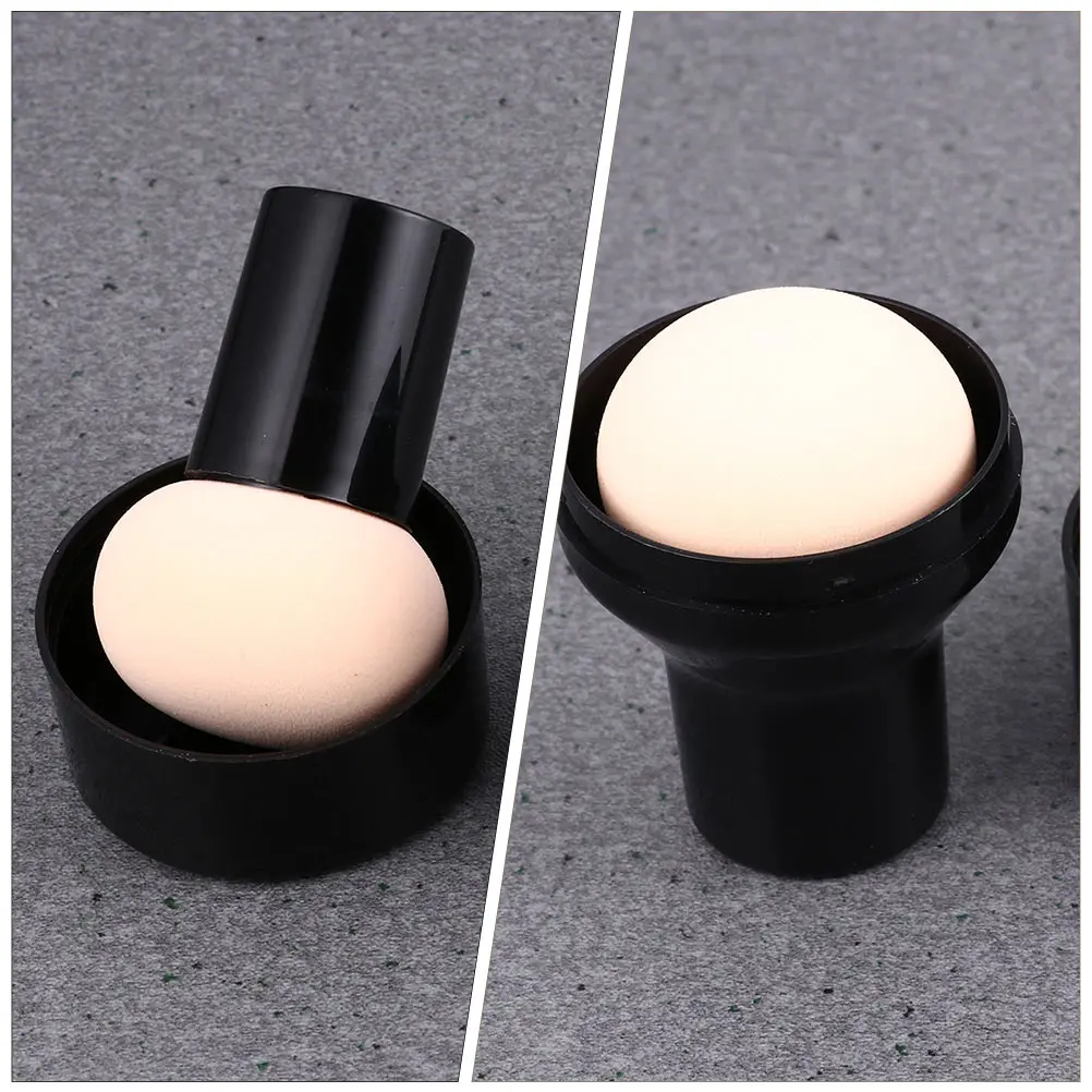 6 uds cabeza de seta maquillaje Puff polvo cepillo aplicador suave para uso seco húmedo base crema corrector colorete belleza