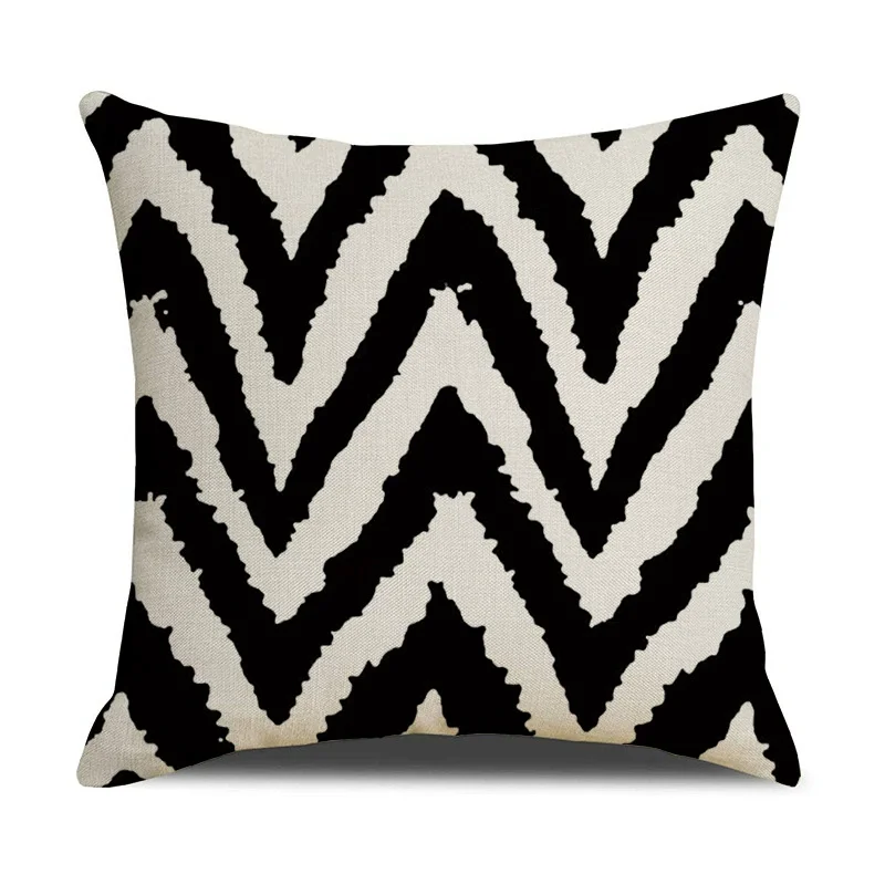 Black Geometric Inner Car 2025 Seat Decoration Boho Pillow Cover Bohemia Arrow Cushion Home Decorative Sofa Pillow Case New USA