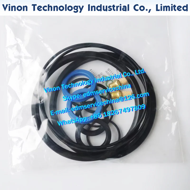 1 set of edm leak proof water pump sealing ring for 110V 220V High-pressure pneumatic water pump of Taiwan hole drilling machine