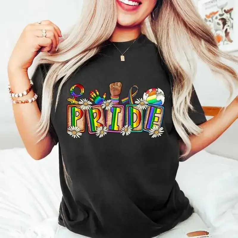 Pride Day T Shirt Month Pocket Rainbow Lgbt Gay Ally