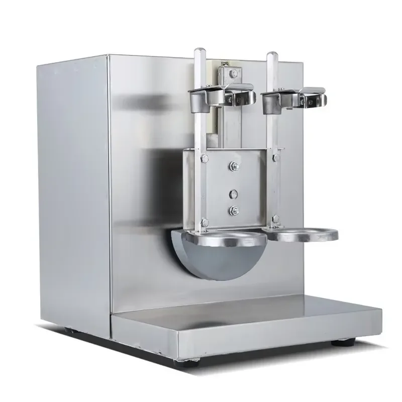 Stainless Steel Automatic Double Head Milk Tea Shaker Machine for Bubble Tea Coffee Shop Bar Equipment Professional Mixer