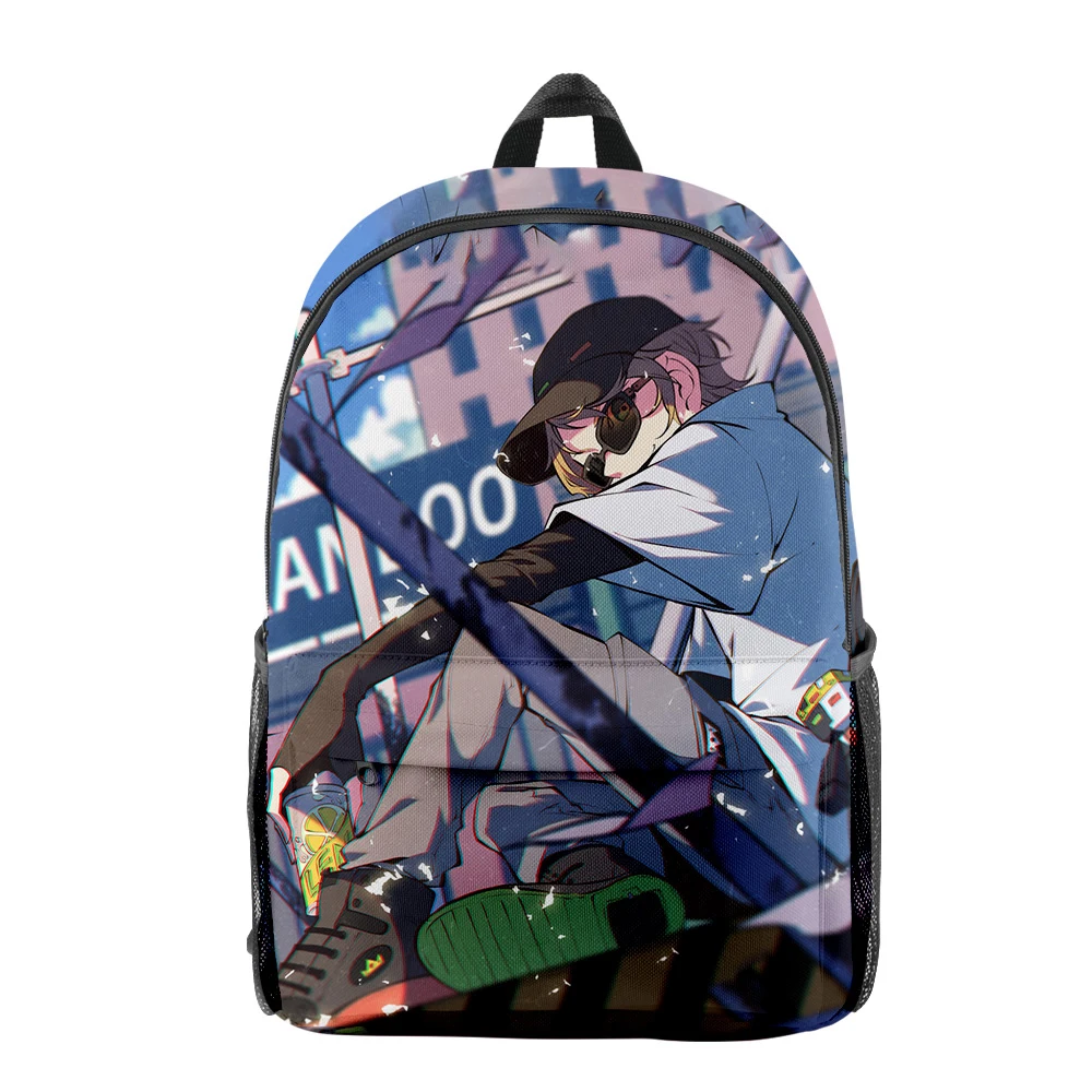 

Популярные забавные рюкзаки для книг Ranboo в стиле хип-хоп, рюкзаки для ноутбуков с 3D принтом, оксфордские водонепроницаемые дорожные рюкзаки для мальчиков и девочек