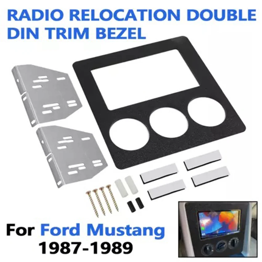 

1 Set 1987-1989 Avtoradio za premestitev dvojnega DIN okvirja Automotive Interior Accessories