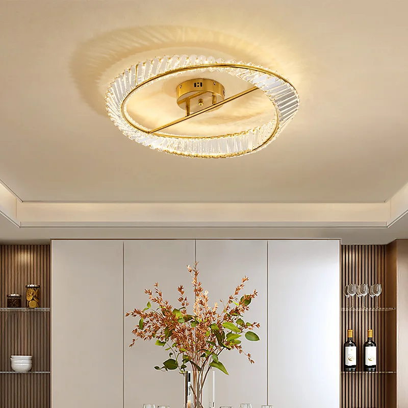 

Nordic Modern Ceiling Lamp Indoor Lighting Bedroom Dining Living Room Ceiling Chandelier Home Decoration Crystal Pendant Lighs