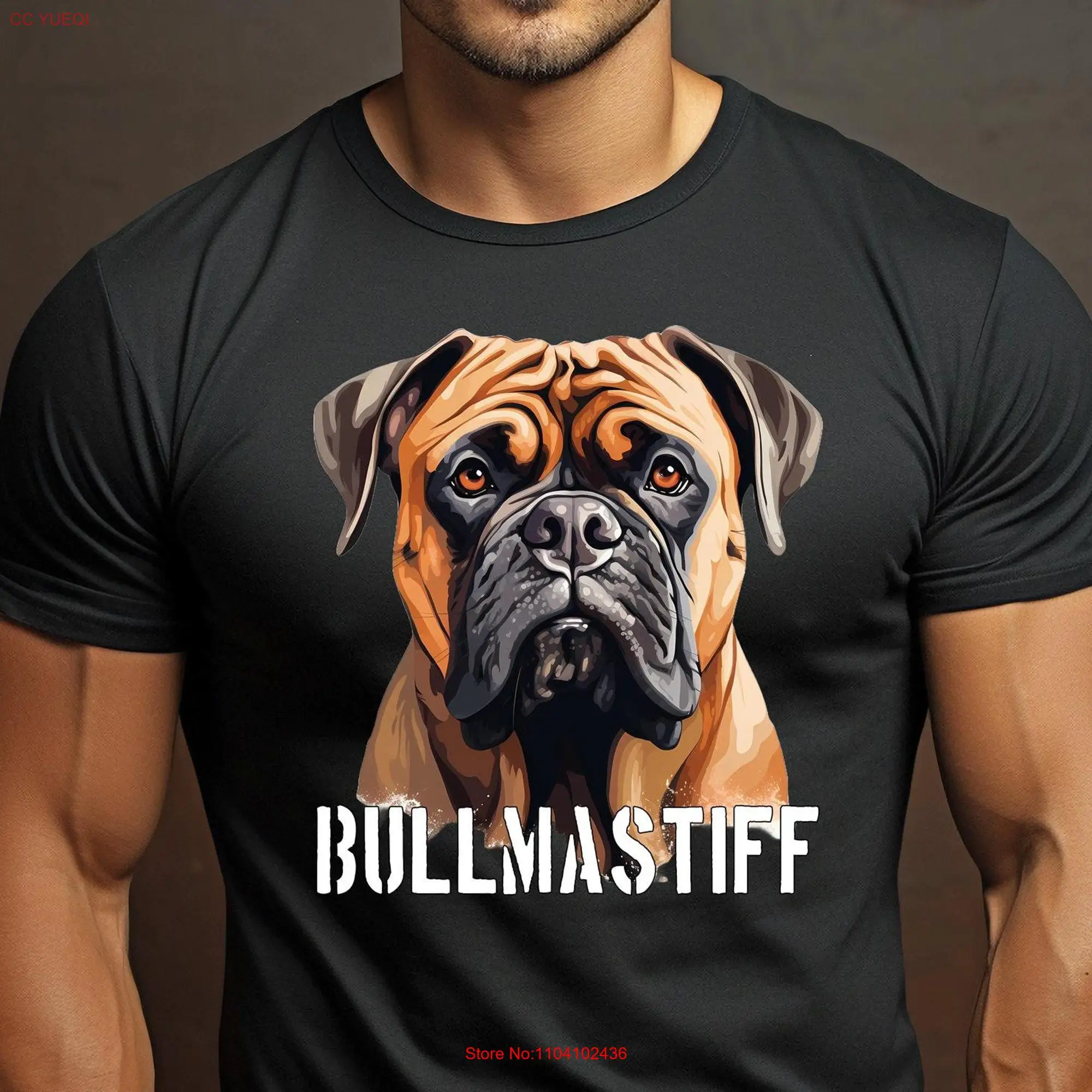 BullMastiff T Shirt Owner Bull Mastiff MastiffMom Dad long or short sleeves