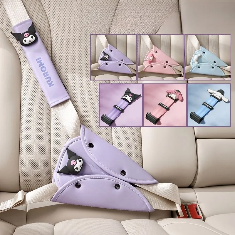 

Kawaii Sanrio Kuromi cute cartoon car nap pad My Melody anti choke HelloKitty soft Cinnamoroll breathable anime holiday Toys