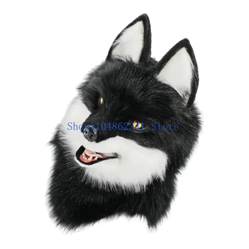 5asd 할로윈 늑대 헤드기어 코스프레 및 테마 행사를 위한 현실적인 동물 마스크