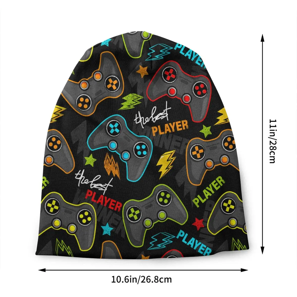 Custom Game Controller Beanie Cap Unisex Winter Warm Bonnet Homme Knit Hats Fashion Outdoor Ski Gamer Gift Skullies Beanies Hat