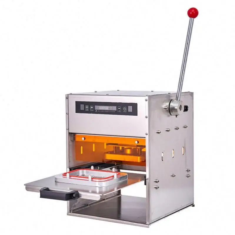 Hot Custom Designed Electric Aluminium Foil Container Heat Sealing Capping Machine Custom Size Capping Machine for Heat