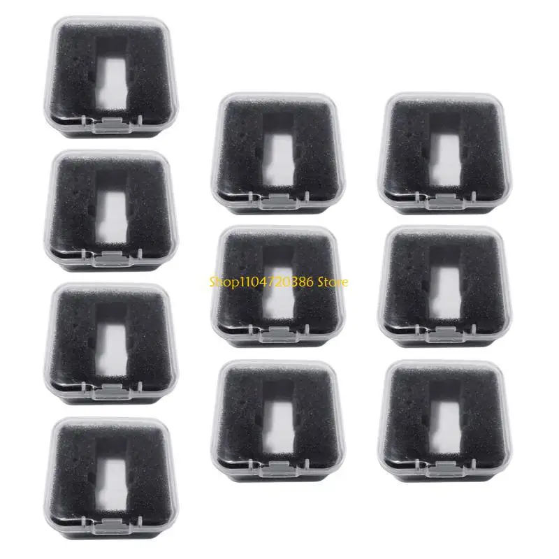 5/10stcs Stringstable Styluses Organisatoren Box Phonograph Cartridge Display Opslagoplossing Naaldrek Display Storage Case