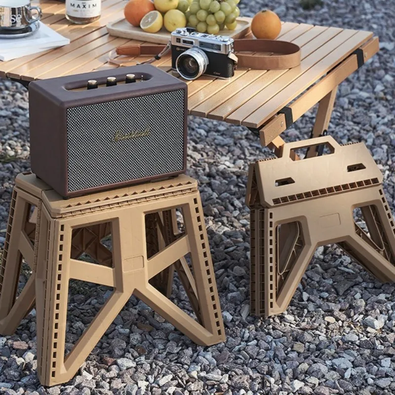 

Outdoor Small Stool Portable Folding Stool High Load Bearing Durable Small Chair Fishing Beach Camping