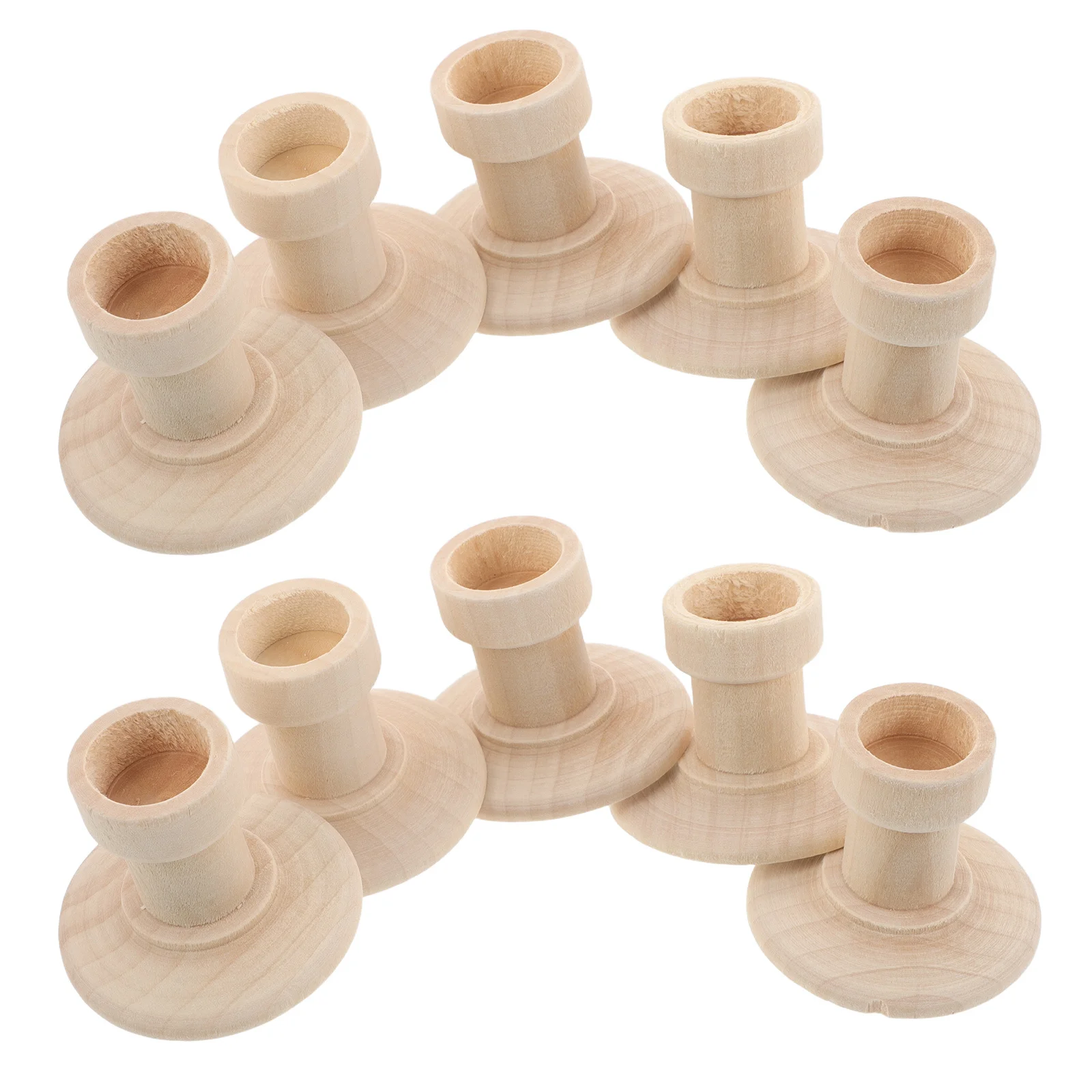 

10 шт., деревянные подставки для чайных свечей ручной работы, деревенские подставки для подсвечников из натурального бревна, сделай сам, декор стола в фермерском доме, пьедестал