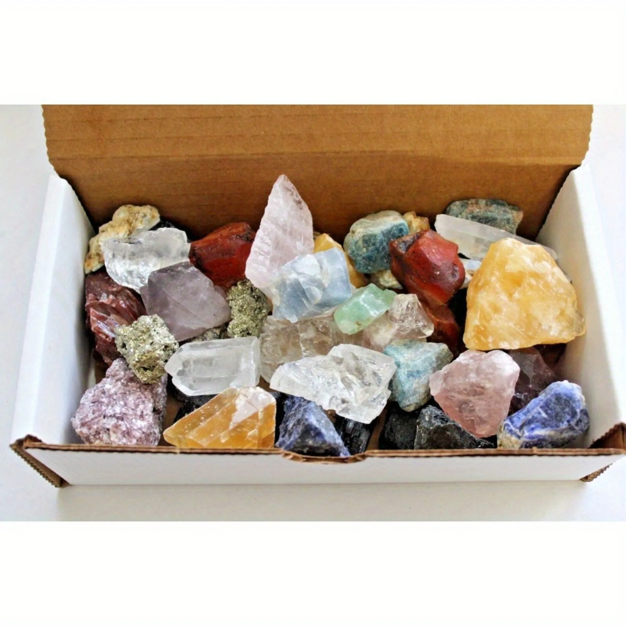A Collection of 1000 Carats of Beautiful Natural Gemstones, Mixed with Handmade Gemstone Crystals for Jewelry Making, Craft Proj
