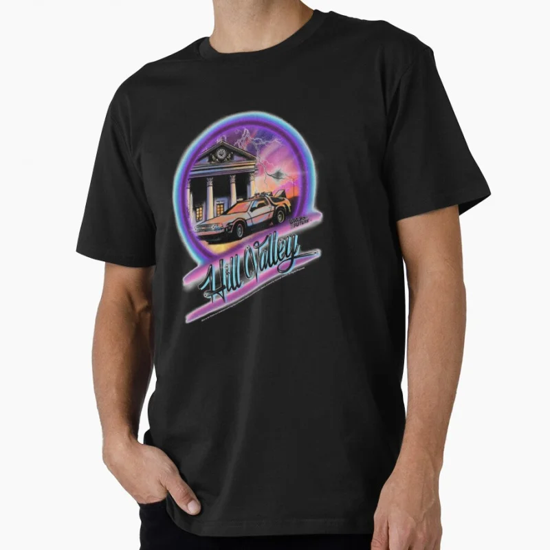 

Vintage Car Movie 1230 Back To The Future Vintage Sic Fi Gift t shirt 80s movie Time Machine Graphic Clothes All size Tops S-6XL
