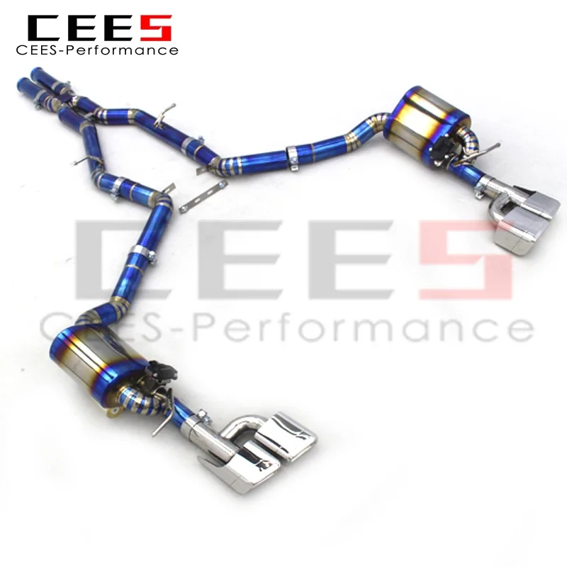 

Выхлопные трубы CEES Performance Valvetronic, выхлопные трубы Catback для Mercedes-Benz CLS350 2,0 T 2018-2023, выхлопные трубы