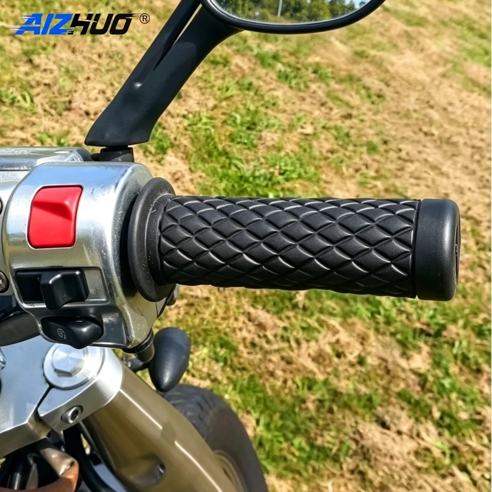 7/8'' 22MM Universal Vintage Motorcycle Handlebar Moto Hand Grips Cafe Racer Motorbike Grip For CG GN GS125 Parts Motorcross