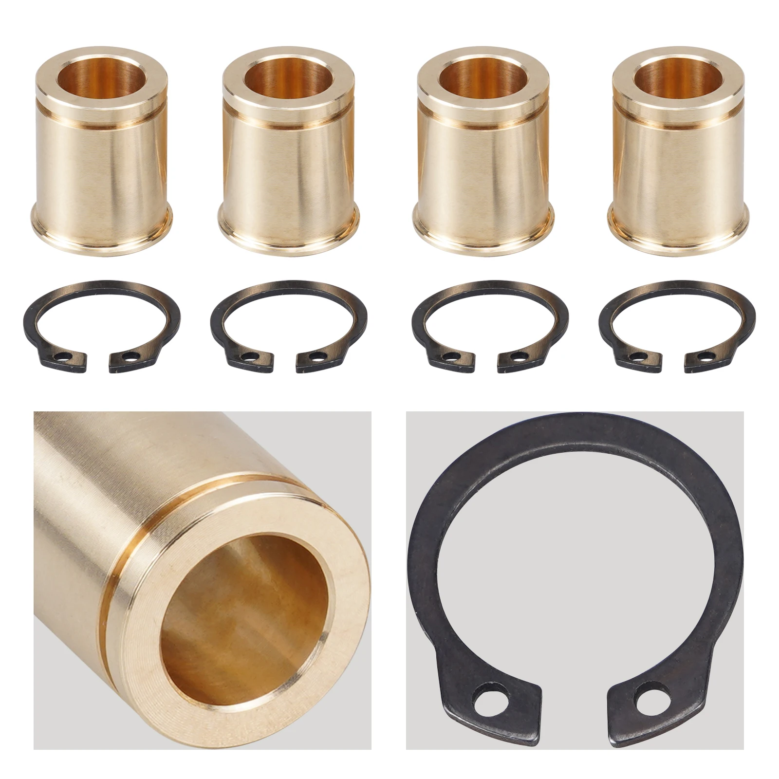 BEVINSEE Brass Brake Caliper Guide Bushing for BMW X1 X3 X5 Z3 Z4 E36 E46 E90 E91 E92 E93 328i 325i 330i 335i 535i