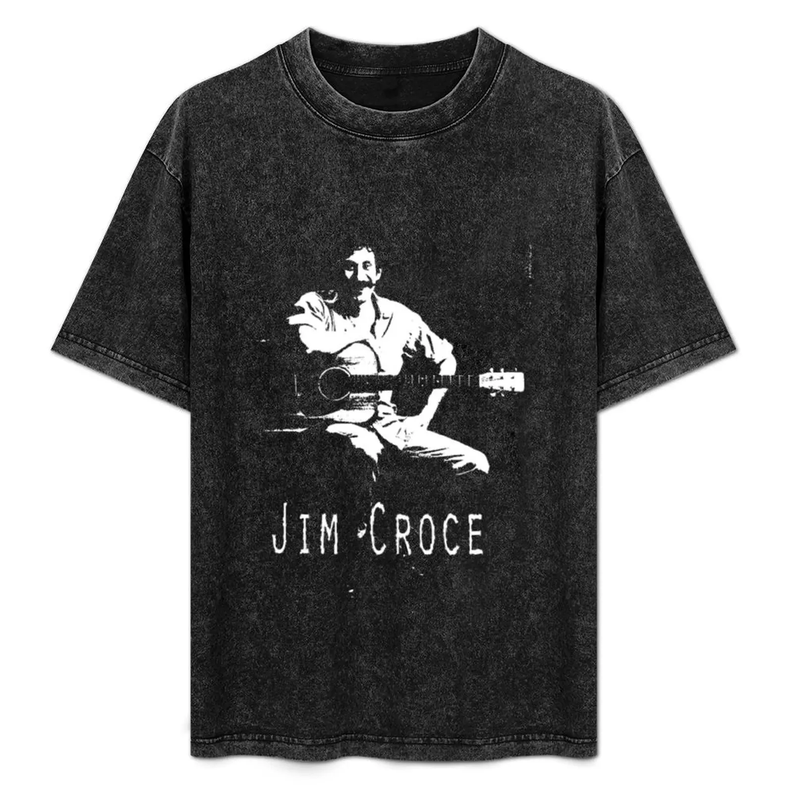 Jim Croce T-Shirt Classic Crew Neck Cotton T-Shirt