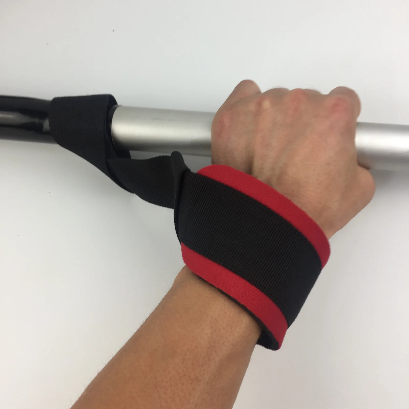 2 pz Mano Pad Polso Wrap Cinghie Guanti Sollevamento Pesi Palestra Bar Bar Supporto di Sollevamento Crossfit Training Fitness cuscino Anti-skid
