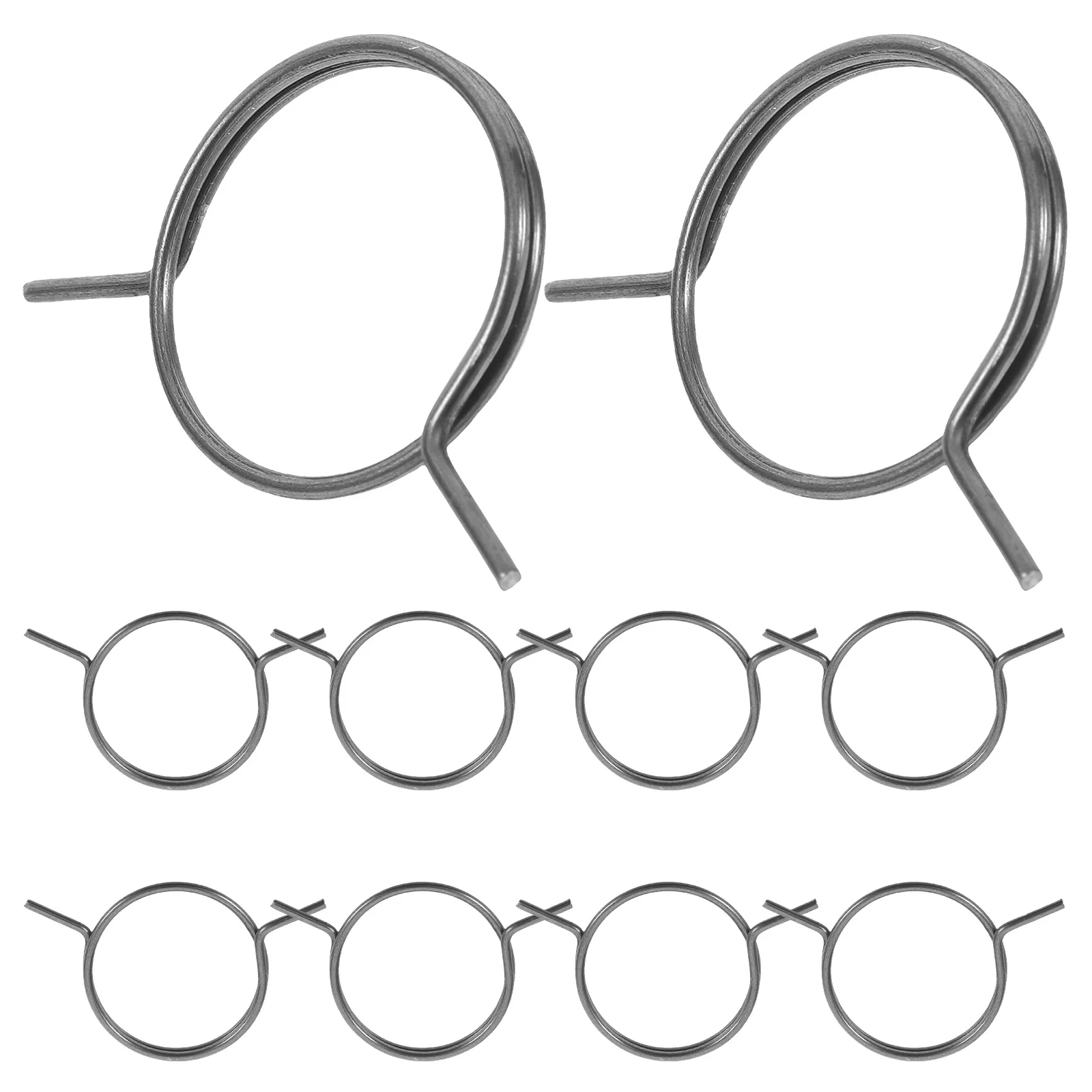 

10Pcs Door Lock Spring Core Replacement Metal Springs Set for Bedroom Anti-Theft Door Garage Safety Lock Parts Bulk